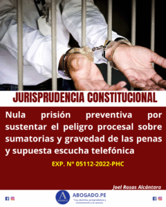 PRISION PREVENTIVA PELIGRO PROCESAL
