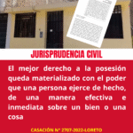 Derecho de posecion