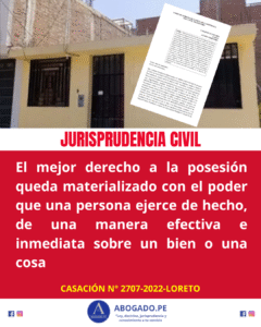 Derecho de posecion