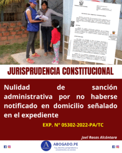 NOTIFICACION DE SANCION ADMINISTRATIVA