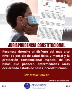 Proteccion especial de niños enfermedades raras