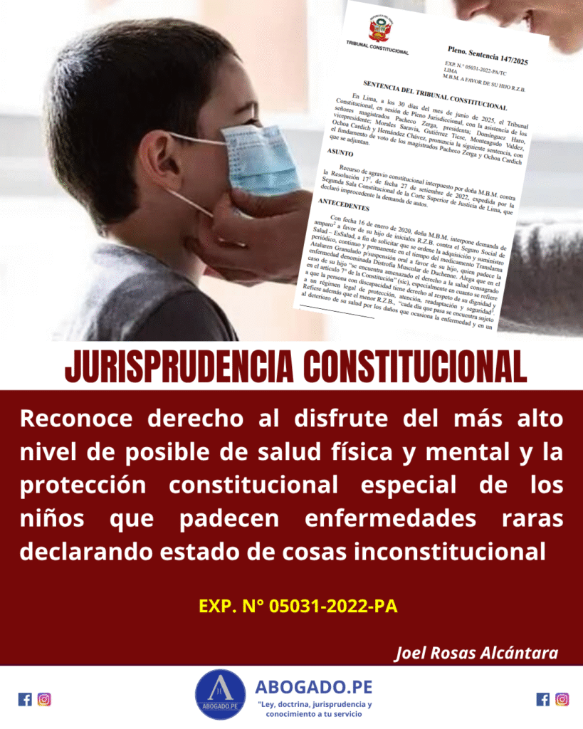 Proteccion especial de niños enfermedades raras
