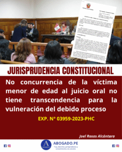 VICTIMA NO CONCURRENCIA